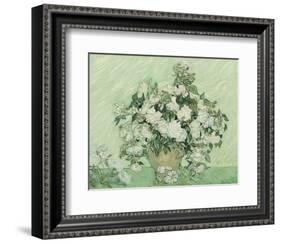 Vase with Pink Roses, 1890-Vincent van Gogh-Framed Art Print