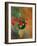 Vase with red poppies.-Odilon Redon-Framed Giclee Print