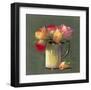 Vase with Rosebuds-Rozsika Hetyei-Ascenzi-Framed Art Print