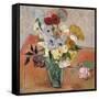 Vase with Roses and Anemones, 1890-Vincent van Gogh-Framed Stretched Canvas