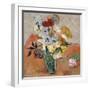 Vase with Roses and Anemones, 1890-Vincent van Gogh-Framed Premium Giclee Print