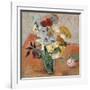 Vase with Roses and Anemones, 1890-Vincent van Gogh-Framed Giclee Print