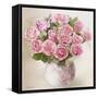 Vase with Roses-Skarlett-Framed Stretched Canvas