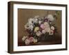 Vase with Roses-Henri Fantin-Latour-Framed Giclee Print