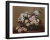 Vase with Roses-Henri Fantin-Latour-Framed Giclee Print