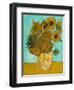 Vase with Sunflowers, 1888-Vincent van Gogh-Framed Giclee Print