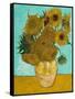 Vase with Sunflowers, 1888-Vincent van Gogh-Framed Stretched Canvas