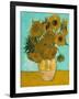 Vase with Sunflowers, 1888-Vincent van Gogh-Framed Giclee Print