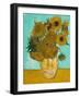 Vase with Sunflowers, 1888-Vincent van Gogh-Framed Giclee Print