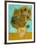 Vase with Sunflowers, 1888-Vincent van Gogh-Framed Giclee Print