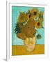 Vase with Sunflowers, 1888-Vincent van Gogh-Framed Giclee Print