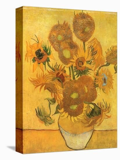 Vase with Sunflowers, 1889-Vincent van Gogh-Stretched Canvas