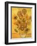 Vase with Sunflowers, 1889-Vincent van Gogh-Framed Premium Giclee Print