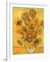 Vase with Sunflowers, 1889-Vincent van Gogh-Framed Giclee Print