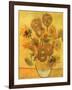 Vase with Sunflowers, 1889-Vincent van Gogh-Framed Giclee Print