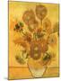 Vase with Sunflowers, 1889-Vincent van Gogh-Mounted Giclee Print