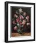 Vase with Tulips, 1620-1625-Andries Daniels-Framed Giclee Print