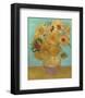 Vase with Twelve Sunflowers, 1889-Vincent van Gogh-Framed Art Print