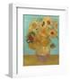 Vase with Twelve Sunflowers, 1889-Vincent van Gogh-Framed Art Print