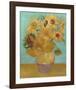 Vase with Twelve Sunflowers, 1889-Vincent van Gogh-Framed Art Print