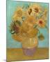 Vase with Twelve Sunflowers, 1889-Vincent van Gogh-Mounted Art Print