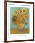 Vase with Twelve Sunflowers, 1889-Vincent van Gogh-Framed Art Print