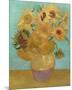 Vase with Twelve Sunflowers, 1889-Vincent van Gogh-Mounted Giclee Print