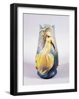 Vase with Two Female Dancers, Circa 1900-Vincent Haddelsey-Framed Giclee Print