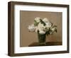 Vase with white Roses. 1885-Henri De Fantin-latour-Framed Giclee Print