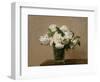 Vase with white Roses. 1885-Henri De Fantin-latour-Framed Giclee Print