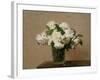 Vase with white Roses. 1885-Henri De Fantin-latour-Framed Giclee Print