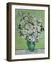 Vase with White Roses, 1890-Vincent van Gogh-Framed Giclee Print