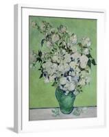 Vase with White Roses, 1890-Vincent van Gogh-Framed Giclee Print