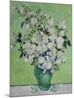 Vase with White Roses, 1890-Vincent van Gogh-Mounted Giclee Print