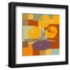 Vase with Yellow flowers-Yashna-Framed Art Print