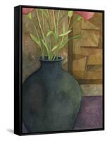 Vase-Fiona Stokes-Gilbert-Framed Stretched Canvas