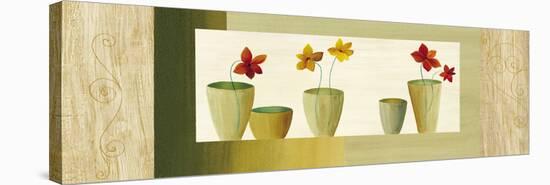 Vases avec fleurs II-Geneviève Boulez-Stretched Canvas