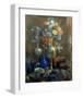 Vases, Flowers, Fruits, 1912-Nikolai Sapunov-Framed Art Print