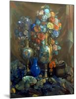 Vases, Flowers, Fruits, 1912-Nikolai Sapunov-Mounted Art Print