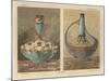 Vases, from 'Fantaisies Decoratives', engraved by Gillot, Librairie de l'Art, Paris, 1887-Jules Auguste Habert-dys-Mounted Giclee Print