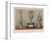 Vases in Oxidised Silver by Messrs Hunt and Roskell, London-null-Framed Giclee Print