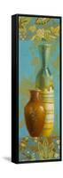 Vases on European Floral I-Lanie Loreth-Framed Stretched Canvas