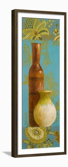 Vases on European Floral II-Lanie Loreth-Framed Premium Giclee Print