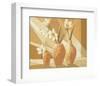 Vases with White Amaryllis-Karsten Kirchner-Framed Art Print