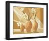 Vases with White Amaryllis-Karsten Kirchner-Framed Art Print