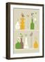 Vases-Dicky Bird-Framed Premium Giclee Print