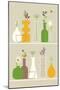 Vases-Dicky Bird-Mounted Premium Giclee Print