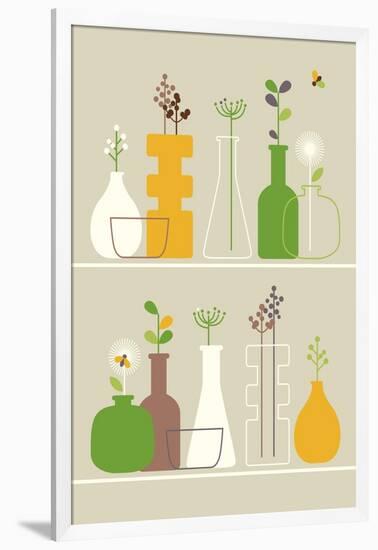 Vases-Dicky Bird-Framed Giclee Print