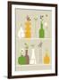 Vases-Dicky Bird-Framed Premium Giclee Print