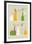 Vases-Dicky Bird-Framed Premium Giclee Print